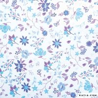 Ткань Voile Flowers Print 100% хлопок 145 см 75 г м2 KATIA 2086.3