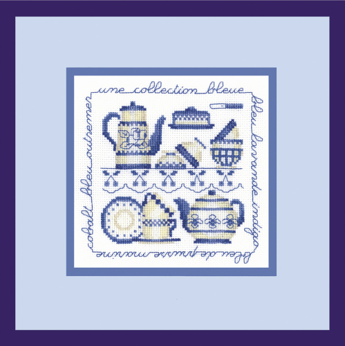 Набор для вышивания: Collection Bleue  Коллекция в голубом  le boheur des dames 2245 смотреть фото