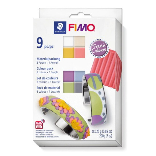 Набор полимерной глины FIMO Soft комплект Трендовые цвета  8023 С8-1Р фото