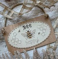 Набор для вышивания таблички Bee happy  NEOCRAFT НК-06e