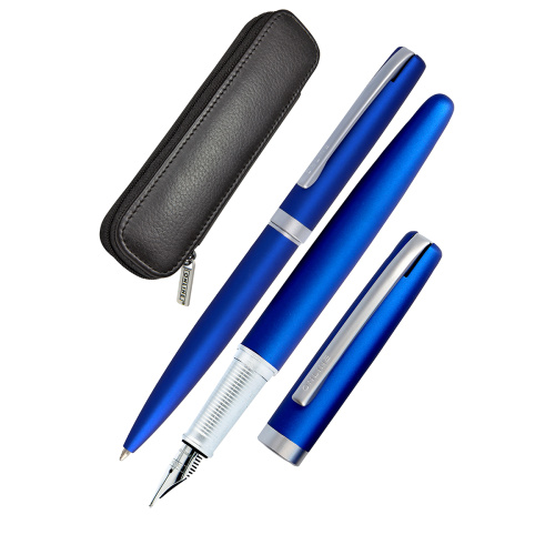 Купить набор для ручек online eleganza в чехле цвет синий 34645 фото