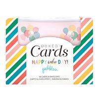 Набор заготовок открыток с конвертами "Happy Cake Day"