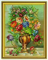 Набор для вышивания Цветы в бронзовой вазе 12-587 Eva Rosenstand