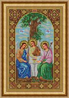 Икона Святая Троица набор для вышивания бисером Galla Collection И049