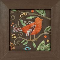Набор для вышивания бисером Оранжевая птица Mill Hill dm301813