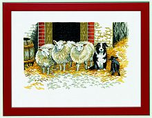 Набор для вышивания Овцы и собака 14-107 Eva Rosenstand
