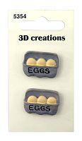 Пуговицы 3D Creations Eggs Blumenthal Lansing 5354