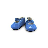 Туфли для кукол лакированные голубые СОВУШКА 28338