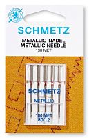 Иглы металлизированные №80 5 шт Schmetz 08:91 2 VCS