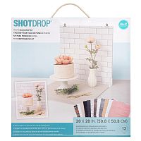 Фотофон 2D "ShotDrop Photo Background Kit" с набором фонов
