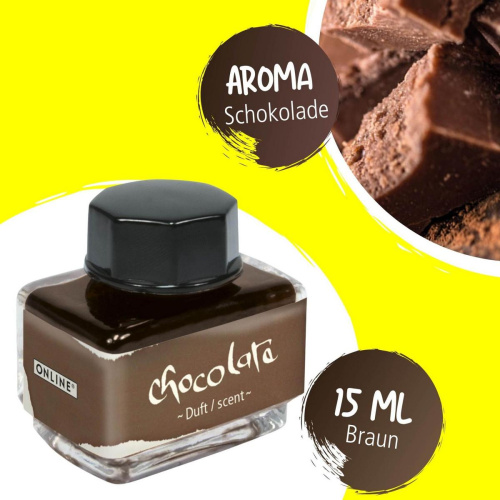 Чернила с ароматом шоколада цвет коричневый ONLINE 17062/3 фото фото 2
