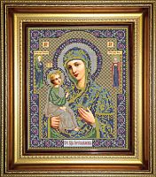 Икона Божией Матери Иерусалимская набор для вышивания бисером Galla Collection И042
