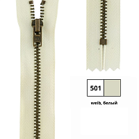 Застежка-молния тип 3 4.5 мм неразъемная длина 12 см YKK 0643475/12