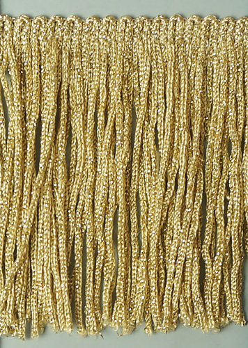Фото бахрома 75 мм цвет золотистый с люрексом lakidain f-18l-7,5/oro на сайте ArtPins.ru