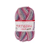 Пряжа Fortissima Color 6-fach 75% шерсть 25% полиамид 410 м 150 г Austermann 90008-0202