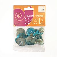 Пуговицы Shellz Agoya Turquoise Blumenthal Lansing 1850 00015