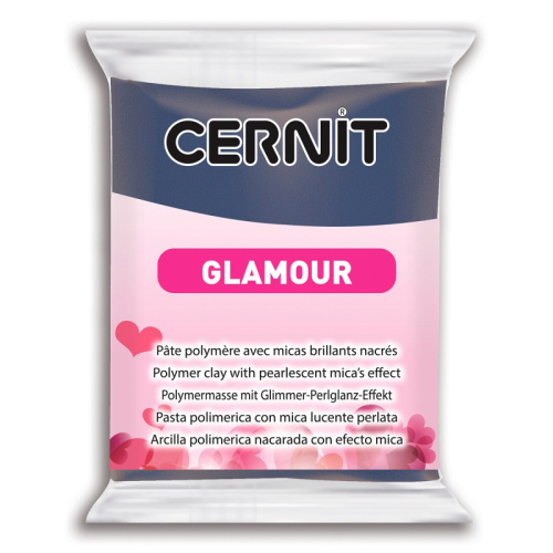 Полимерная глина Cernit Glamour 56 г Efco 7944246 фото