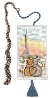 Набор для вышивания закладки MARQUE PAGE CHATS PARISIENS Коты Парижане 4615
