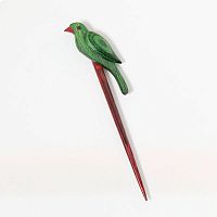 Застежка фибула серия Flora - Веселый попугай ламинированный бук KnitPro 20929