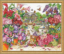 Набор для вышивания Цветущий сад DESIGN WORKS 3393