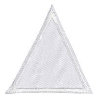 Термоаппликация Треугольник белый маленький  HKM 39472