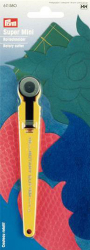 Раскройный нож 18 мм Супер Мини для изготовления аппликаций узких закругленных вырезов Prym 611580