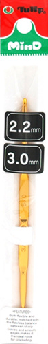 Крючок для вязания двухсторонний MinD 2.2-3 мм Tulip TA-0014e