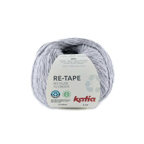 Пряжа Katia Re-Tape 52% полиэстер 48% хлопок 50 г 100 м 1182.202 фото