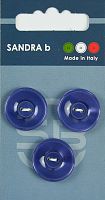 Пуговицы Sandra 3 шт на блистере фиолетовый CARD069